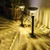 Lawn Lamps 2 i 1 Solar Pathway Light Landscape Driveway Outdoor Garden Stake Lights For Yard Patio Walkway