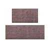 Carpets 2pcs Carpet For Living Room Large Non-slip Doormat Entrance Door Outdoor Indoor Anti Slip Striped Mat Kitchen Thick