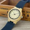 Orologi da polso Zazac Women Bamboo Woat Orologio per bambini e quarzo Fastto in pelle casual cinghia orologio da polso maschio relogio