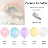 137 pçs boêmio arco-íris balão guirlanda arco kit macaron pastel balão decorações de festa de aniversário de casamento crianças menina chá de bebê