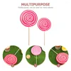 Party Decoration 10 PCS Giant Lollipop Props Diy Statue Children Playthings Model Simulation Scene Prydment Crafts