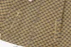 xinxinbuy Cappotto da uomo firmato Giacca doppia lettera tessuto jacquard Doppio lato manica lunga donna nero kaki M-2XL