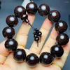 Loose Gemstones UMQ Full India Lobular Red Sandalwood Hand String Beads High Density Old Material Bracelet For Men And Women Couples