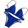 Monokini feminino Monokini Hawaii Bandagem Esportes Sexy Mulheres Biquíni Confiar