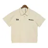 Rhude X McLaren Joint Beauty Trendy Letter Logo broderad sports avslappnad varv Polo Pullover T-shirt J5xk#