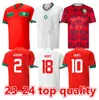 22 23 Jerseys de football marocain Hakimi Maillot Marocain Ziyech En-Netyri Football Shirts Men Kids Kit Kit Harit Saish Idrissi Boufal Jersey Maroc Team National Team Shirt 66666