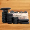 Back Massager Tontin 20pcs Zestaw kamienny masaż zestaw ogrzewaczy Pudełko Odpręż się stres ból zdrowia Lava Bazaltowe narzędzie do masażu Kamienie 230406