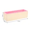 Bakeware Tools 1200G Diy Soap Wooden Mold Box Silicone Liner Rectangular Loaf Swirl Tool Candle Making