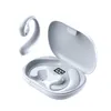 TWS Bluetooth słuchawki GT01 Ear Hook Wbudowany mikrofon Bezprzewodowy Wyświetlacz LED LED Wysokiej jakości słuchawki słuchawki