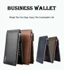 Wallets Fashion Zipper Slim Long Thin For Men Wallet Male Soft Coin Purse Clutch Bag Walet Money Business Card Holder Vallet Pures