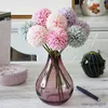 Juldekorationer 30 cm Artificial Flower Dandelion Ball Chrysanthemum Fake Flower Living Room Potted Flower Arrangement Wedding Decoration R231107