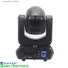 Moving Head Lights YUER Mini LED Moving Head Light 150W Beam + Spot + 18 roterende prisma's Dj Dmx Podiumlichteffect Licht Disco Dj Bar Bruiloftsfeest Q231107