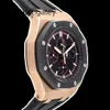 Ap Swiss Luxus-Armbanduhren Royal Oak Offshore Roségold Automatische mechanische Herrenuhr 26401RO.OO.A002CA.02 Gebrauchte Herrenuhr 26401RO.OO.A002CA.02 RH0J