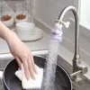 Küchenarmaturen Wasserhahn-Sprüher Rotierender universeller transparenter Aufsatz Anti-Spritzer Druckbeaufschlagung Verlängerungsdüse Sprüher Belüfter