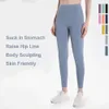 Women Pant Lu Align Woman Pants Leggings Été Entraînement Legging Sport Femmes Taille Haute Sans Couture Push Up Fitness Leggings Woman Gym Sport Lemons Female Tights Lemon L