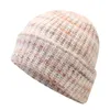 Beretti Hat inverno addensare tintura calda retrò tintura a maglia mostrando le donne uomini autunno e orecchio cappelli di lana boina femminino