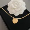 Light Luxury Fashion Women Extended Gold Necklace Heart shaped Metal Disc Frosted Chassis Pendant Lady Designer Jewelry High Quality Copper Charm Necklace