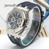 Ap Swiss Luxury Wrist Watches Men's Watch 26480ti Royal Oak Offshore Series Watch 42mm Date Display Timing Automatic Mechanical Watch Set SFU4