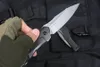 Новый карманный нож KVT Flipper D2, лезвие из стали, ручка из углеродного волокна, EDC, уличные тактические ножи