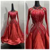 Scene Wear Standard Dance Dress Ballroom Red Color Costum Waltz Modern Social Dancing