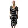 Casual Dresses 5xl Plus Size Clothing Women Dress Summer 2023 Wholesale V Neck Pockets Loose Elegant Maxi Polyester Drop