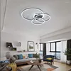 Lustre cristal luminária de teto LED moderno para sala de estar com o quarto de cozinha de café com luz de anel circular de controle remoto escurecimento 110V 220V