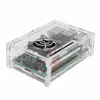 Freeshipping 4 em 1 Raspberry Pi 3 Modelo B Demo Board V31 Acrílico Caso Ventilador Dissipador de Calor | Kit de dissipador de calor | Kit iniciante Raspberry pi 3 Rcna