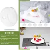 Bols Verre Saladier Couvercle Fruit Servant Mélange Soupe Vase Rond Clair Décoratif Bonbons Écrou Conteneur Glace Sèche