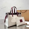 2 PIC Tote Bag for Women Axel Designer Bags Cowhide Leather Wallet Quality Crossbody Classic Fammers Brand Shopping Coin Purses