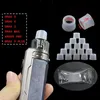 puff disposable vape silicone mouth piece cover drip tip silicon testing caps rubber test tip tester 9000 puffs vaper cap flat round dustproof Individual packaging