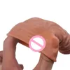 Sex Toy Masseur Réutilisable Pénis Anneau Cock Sleeve Agrandissement Gode Extender Enhancer Retarder L'éjaculation Clitoris Masseur pour Hommes