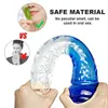 Sex Toy Massager Crystal Jelly Huge Dildo Realistic Penis Anal Butt Plug Sexy for Couples Vagina Massage Women's Dildos Adult Supplies