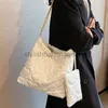 Сумки на плечо Женская стеганая сумка-тоут Сумка большой вместимости Кошельки Дизайнерские сумки из искусственной кожи Сумки подмышкиСтильные сумкимагазин