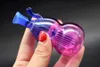 Mini Glass Bong Bubblers percolater dab oil rig glass Water Pipe rainbow mini ash catcher bong with glass oil burner pipe dhl free