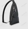 Men's Crossbody Sling Backpack with Removable Coin Pouch - Classic Design, 2 Shoulder Bags, Zipped Pockets - M30936