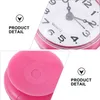 Wall Clocks Sucker Clock Operated Silent Bathroom Suction Cup Anti-fog Plastic