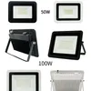 LED Flood Light 10W 20W 30W 50W 100W AC220Vリフレクター屋外スポットライトストリートライトLED外壁ランプ庭用