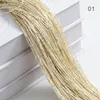 Rideau 1x2 mètres porte fil argent boule de soie gland chaîne ligne rideaux mariage décoratif fenêtre diviseur salon
