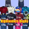 RUGBY Jerseys Highlanders black home away size S-5XL retro pants short training shirt VEST Tshirt 19 20 21 22 23 2021 2022 2023