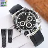 NFT Factory Men's Watches 116508 116518 Automatic Mechanical Time Code Cal.4130 Waterproof Watch Sapphire Ceramic Ring Rubber Band Stainless Steel Wristwatch-1