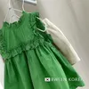 Abiti da ragazza Abbigliamento per bambini Bretelle per ragazze 2023 Gilet per bambini stranieri in stile coreano estivo 230407