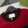Designer Womens Sweater Coat Knitwear Crewneck Long Sleeve Cardigan Idle Double Pocket Design 3 Color Top