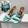 Dress Shoes Summer Designer Women Strappy Pumps Slippers Brand Female High Heels Sandals And Bag Set Ladies Matching Clutch