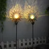 Lampade da prato a led Luci solari per esterni Impermeabile Moon Fairy Prato da giardino Lampade solari per Pathway Paesaggio Cortile Decorazione ghirlanda P230406