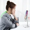 Portable Aluminum Alloy Mobile Phone Holders Desktop Phone Holder Tablet Stand For Ipad Phones Universal Bracket Telescopic Adjustable Height Angle