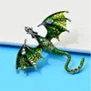 Broche Dragon mouche en émail, belle broche Animal Legand, 3 couleurs disponibles, bijoux d'hiver de haute qualité GC2019