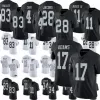 17 Davante Adams 28 Josh Jacobs Jersey Men 55 Chandler Jones Raideres 10 Jimmy Garoppolo 11 Henry Ruggs III 83 Darren Waller Bo Jackson Maxx Crosby Football Jersey