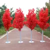 Decoración de fiestas 150 cm de alto Epscale Artificial Cherry Blossom Tree Runner Aisle Column Road Leads para bodas T Centeripie