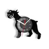 Wandklokken Giant Schnauzer Dog herbereidde recordklok voor woonkamer Breed Vet Clinic Decor Disk Crafts Watch