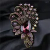 Broches SKEDS luxe femmes grande fleur strass Vintage exquis brillant Boutique décoration cristal broches accessoires en gros